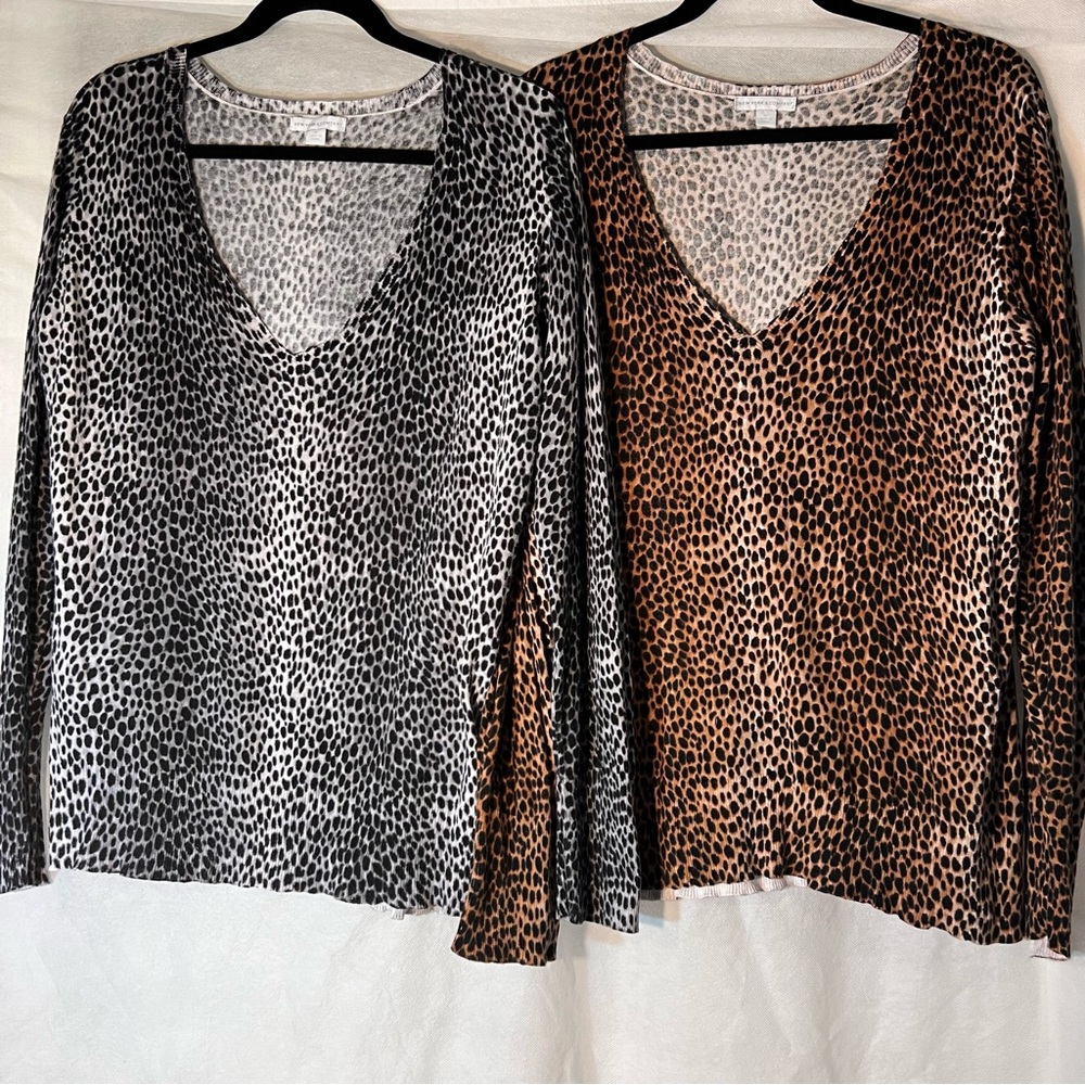 NY&CO brown & black v-neck sweaters, XL, BOGO